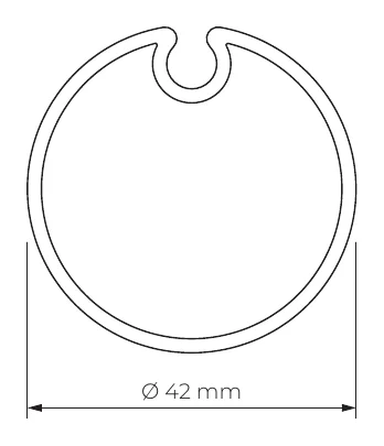 Barre de charge ronde Ø 42 mm