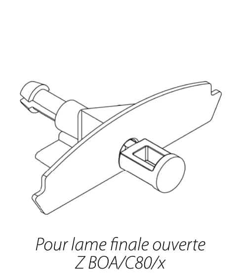 Embout de lame finale C 80
