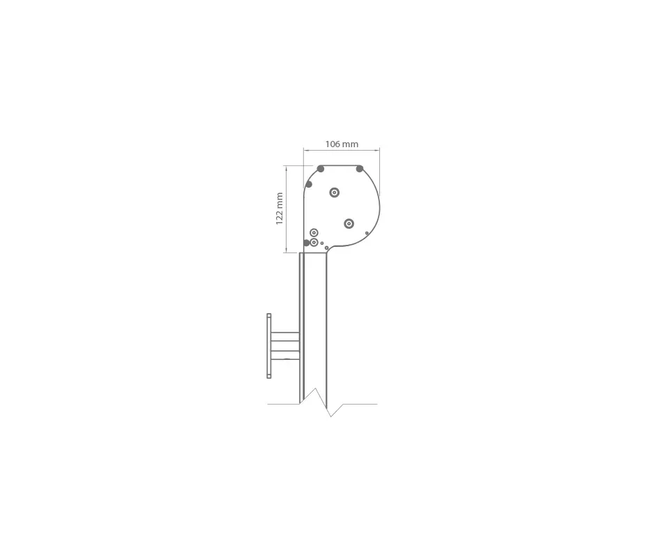 Coupe du coffre demi-rond du Store Screen 103